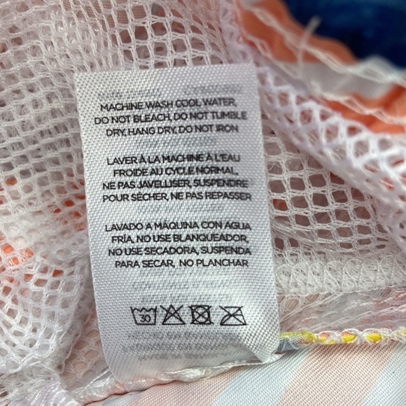 Trunks Surf & Swim Boys Shark Striped Print Swim Trunk Shorts Size XL - Picture 7 of 16